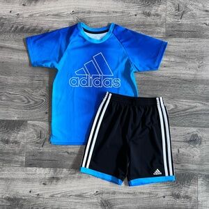 Boys Adidas T-Shirt and Shorts Set